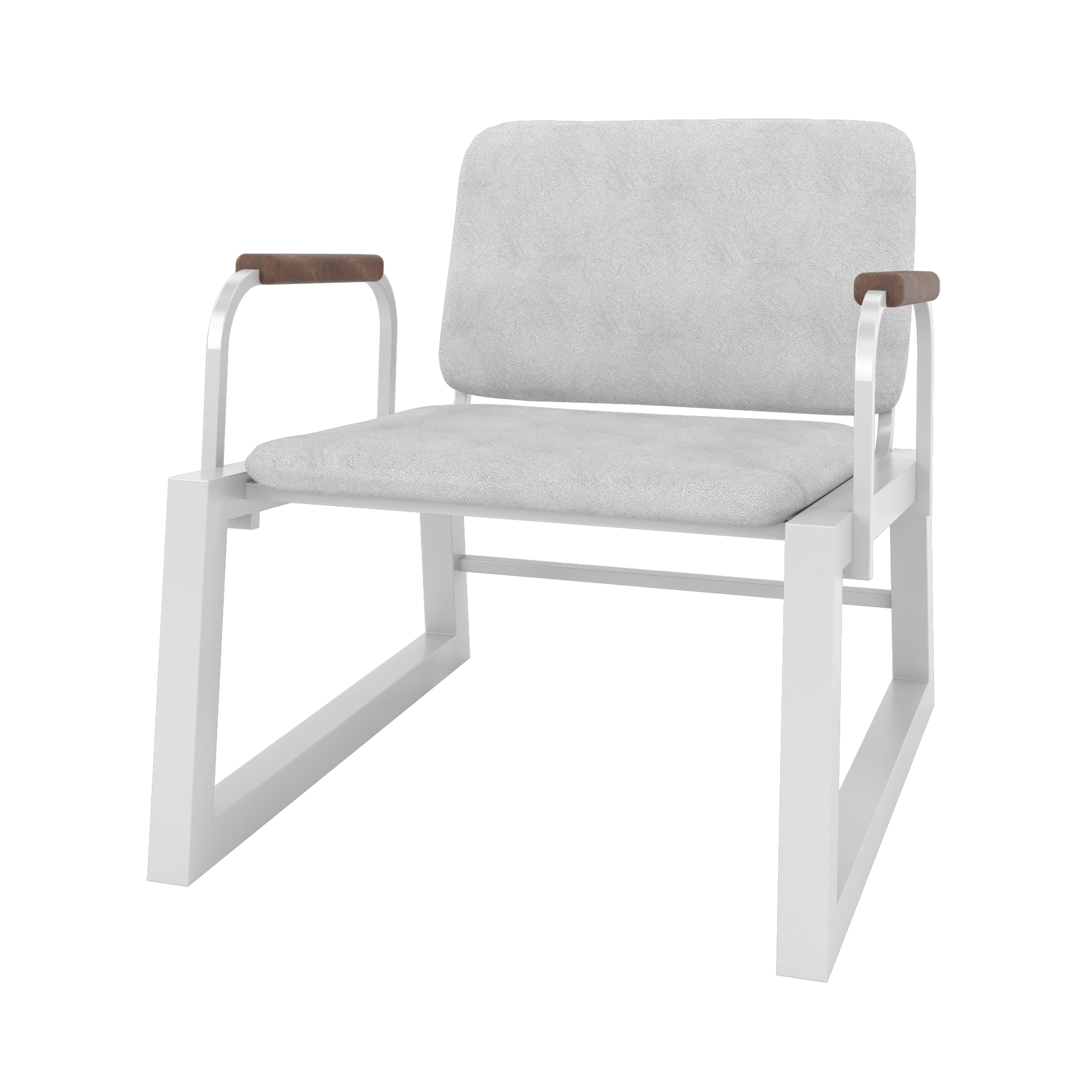 Manhattan Comfort, Whythe PU Leather Low Accent Chair 1.0in. White, Primary Color White, Included (qty.) 1 Model# 4PZ